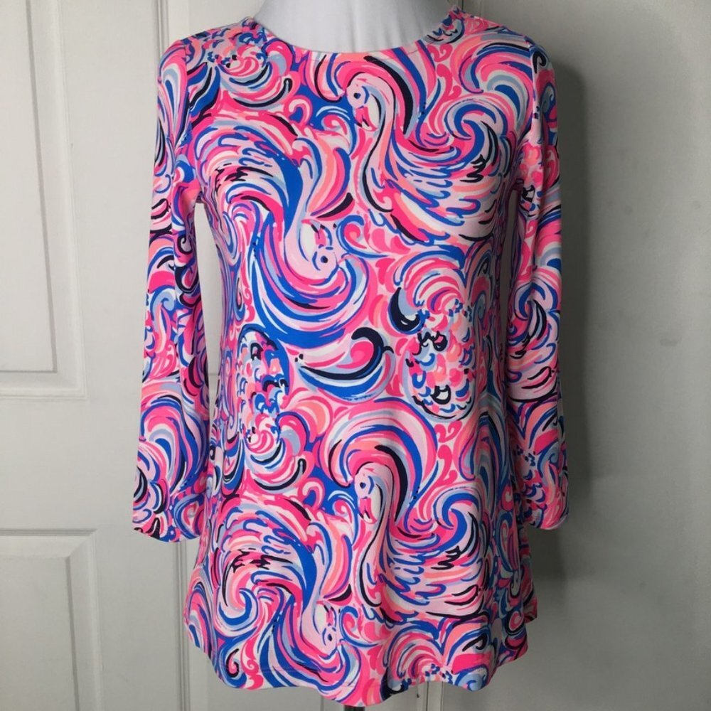 Lilly Pulitzer Women's Ophelia Long Sleeve Shirt Size XXS